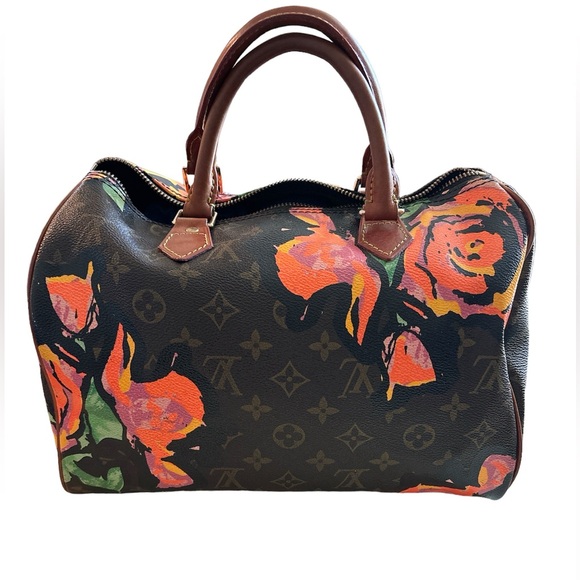 Louis Vuitton STEPHEN SPROUSE Monogram Limited edition Floral Speedy 30 - Picture 3 of 16